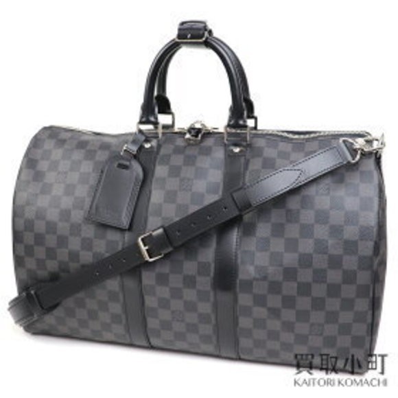 Louis Vuitton Handbags - Louis Vuitton Keepall Bandouliere Graphite Black bag strap LV